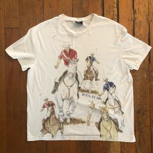 VTG 90’s Ralph Lauren Large Print Polo Shirt